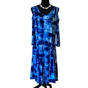 💙 SUSAN GRAVER 💙 ZEN 💙 COLD SHOULDER 💙 SUPER COMFY 💙 FIGURE FLATTERING 💙